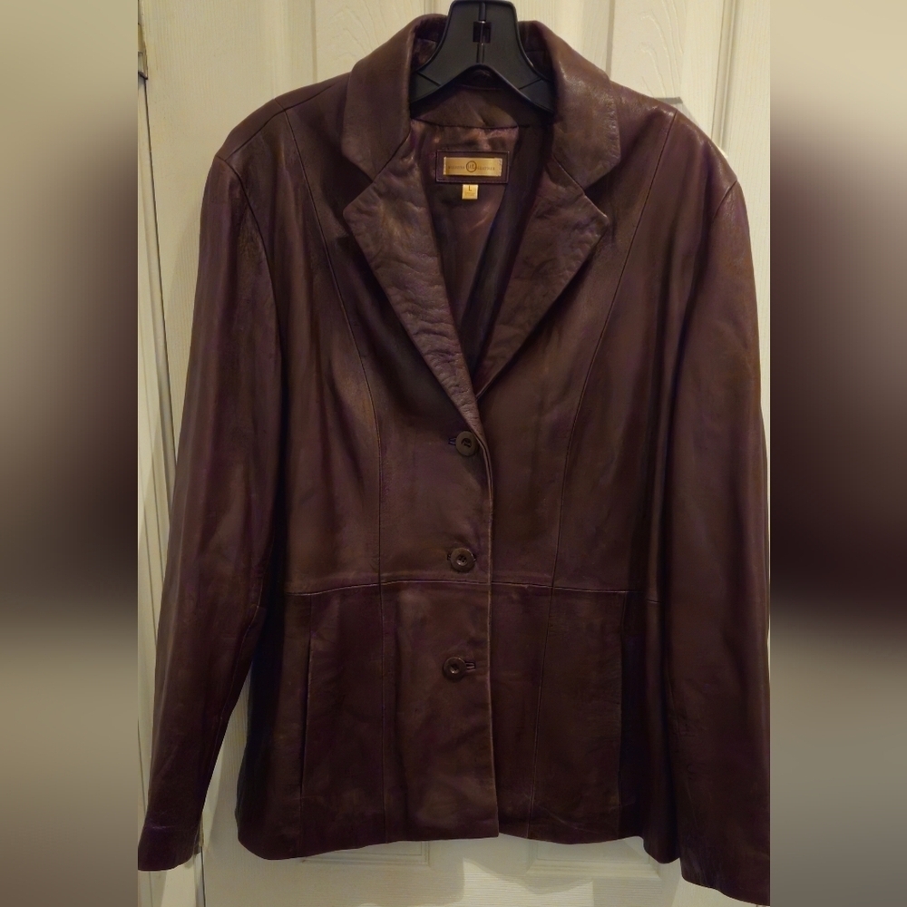 Wilsons Leather Brown Leather Jacket - Size Large
